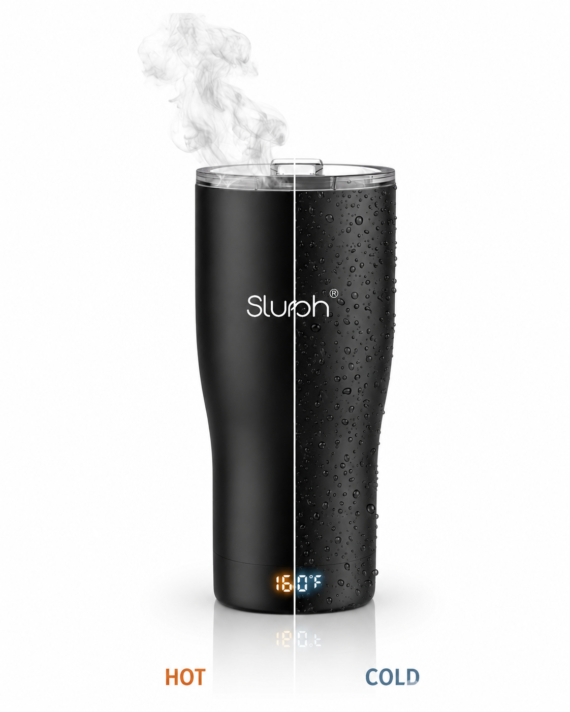Smart Temperature Control Tumbler hot and cold comparison
